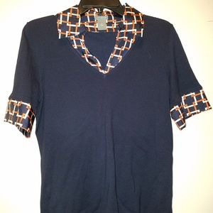 Ann Taylor Silk Blend Layered Look Blouse